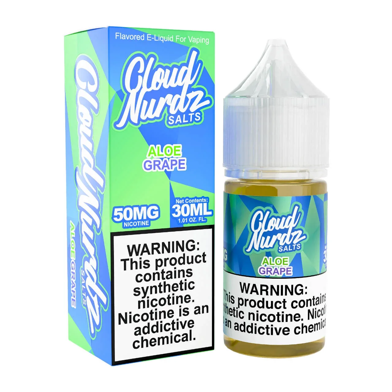 Salts Aloe Grape Synthetic Nicotine 30ml E-Juice | Cloud Nurdz