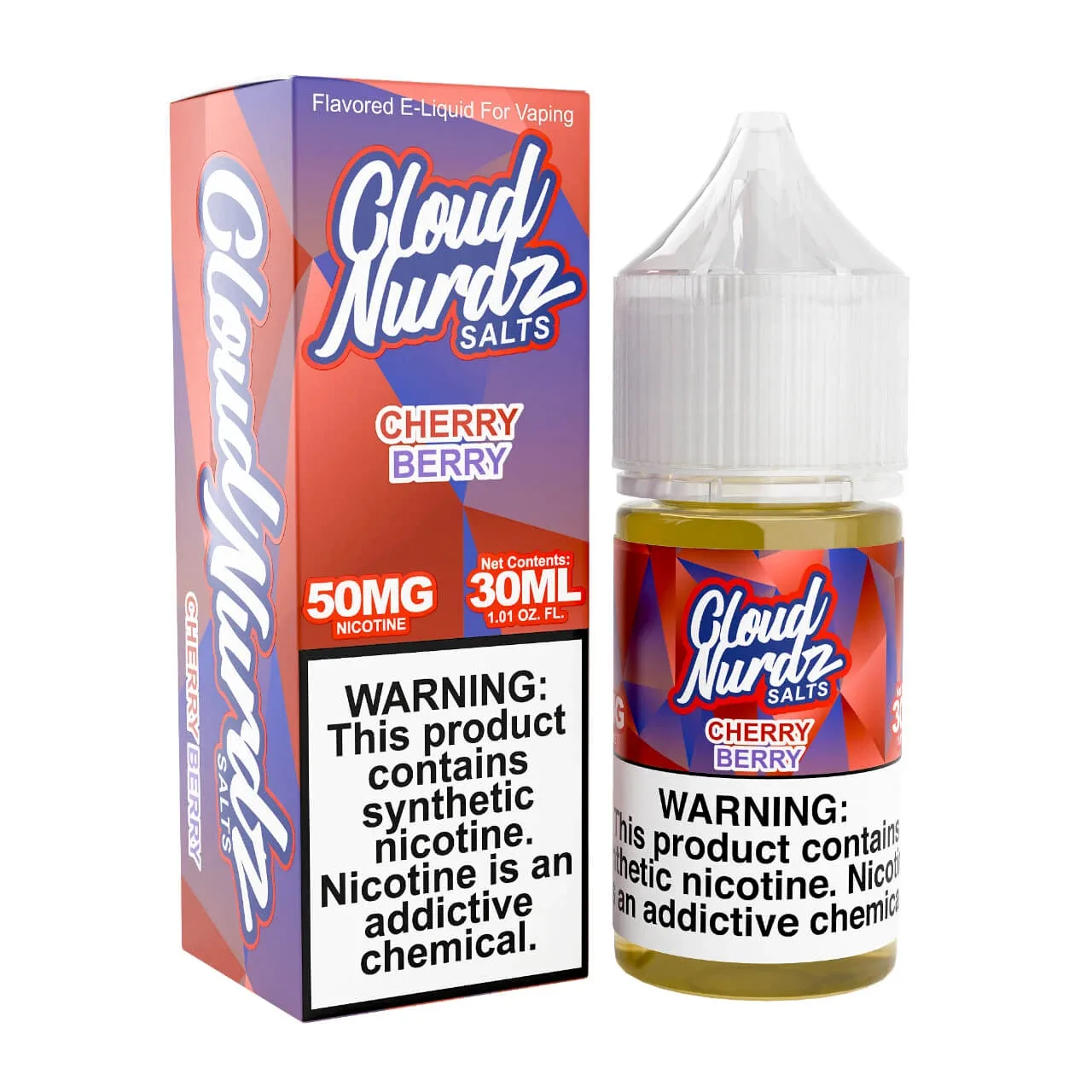 Salts Cherry Berry Synthetic Nicotine 30ml E-Juice | Cloud Nurdz