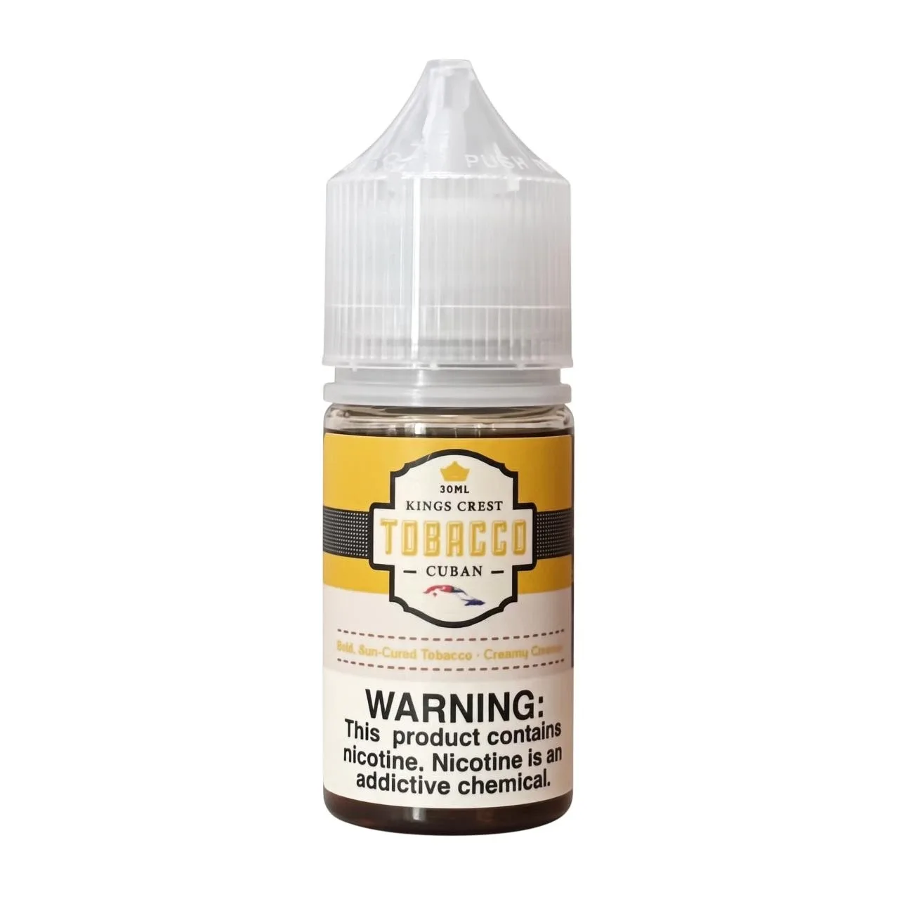 Salts Cuban Tobacco 30ml E-Juice | King's Crest