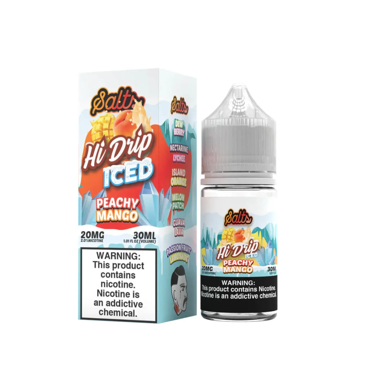 Salts Iced Peachy Mango 30ml E-Juice | Hi Drip