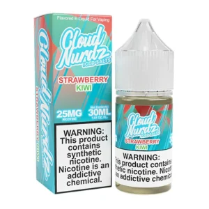 Salts Iced Strawberry Kiwi Synthetic Nicotine 30ml E-Juice | Cloud Nurdz