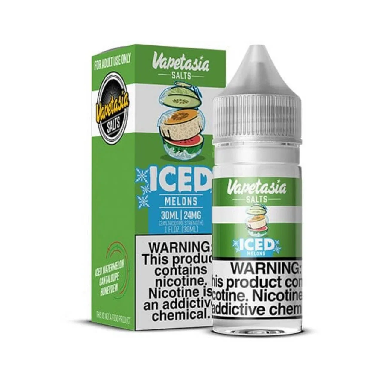 Salts Killer Fruits Iced Melons 30ml Synthetic Nicotine E-Juice | Vapetasia