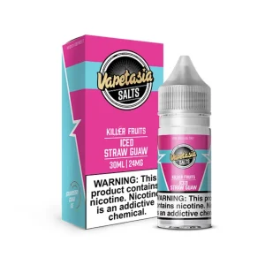 Salts Killer Fruits Iced Straw Guaw 30ml Synthetic Nicotine E-Juice | Vapetasia