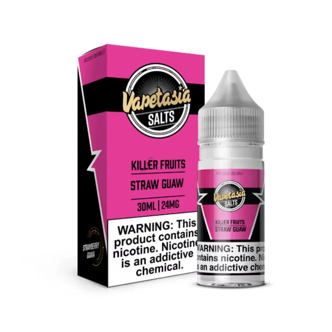 Salts Killer Fruits Straw Guaw 30ml Synthetic Nicotine E-Juice | Vapetasia