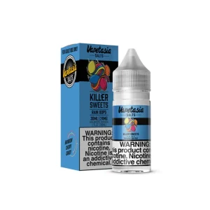 Salts Killer Sweets Rain Bops 30ml Synthetic Nicotine E-Juice | Vapetasia