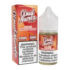 Salts Peach Dragonfruit Synthetic Nicotine 30ml E-Juice | Cloud Nurdz