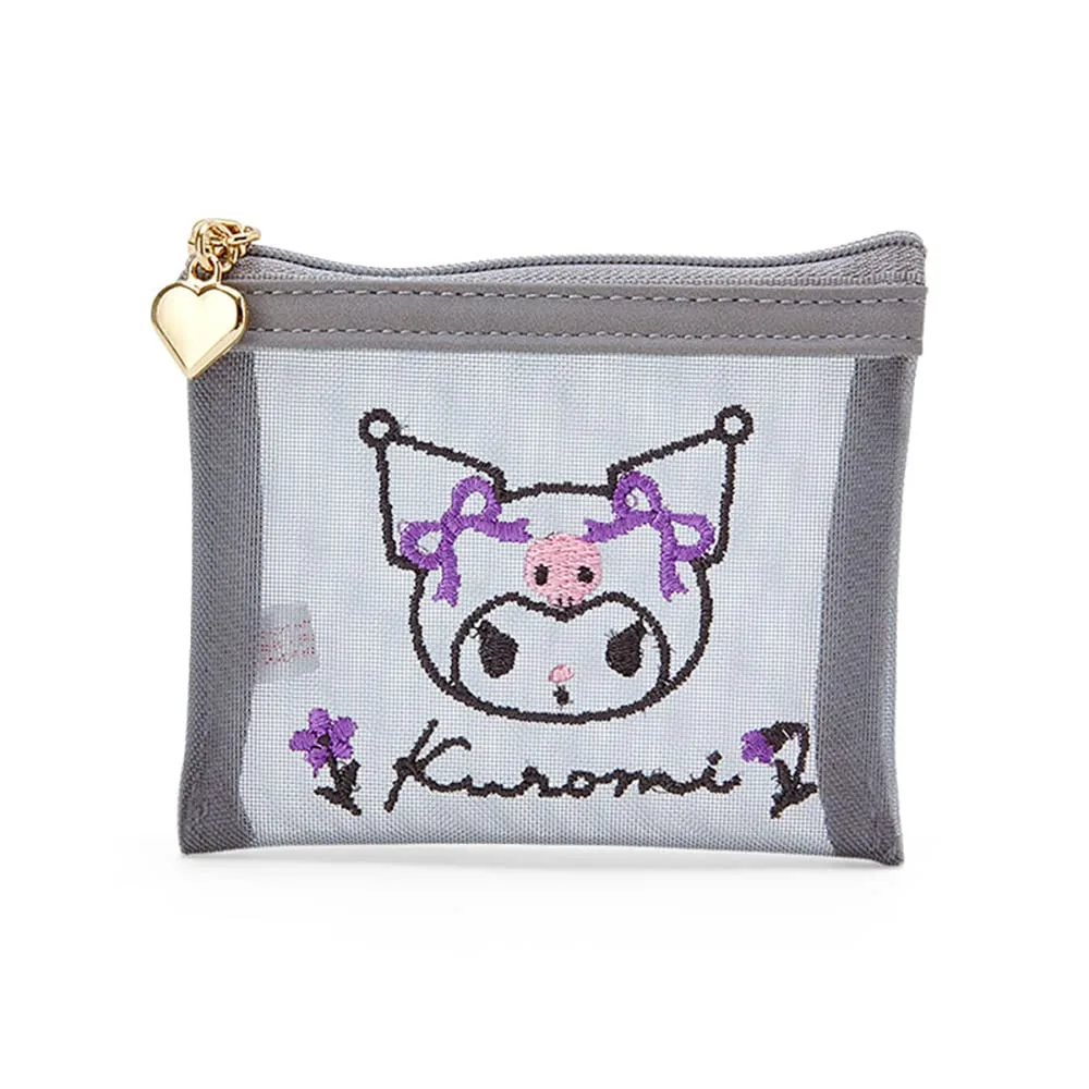 Sanrio Kuromi Mini Flat Pouch 822132 - Stylish and Compact Storage Bag