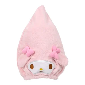 Sanrio My Melody Face-Shaped Cap Towel for Adults Polyester Blend