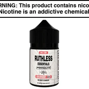 SCRAWBERRY ON ICE BY RUTHLESS ESSENTIALS SALT 60ML