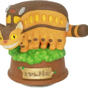 Sekiguchi Studio Ghibli Totoro Cat Bus Porcelain Music Box Figure