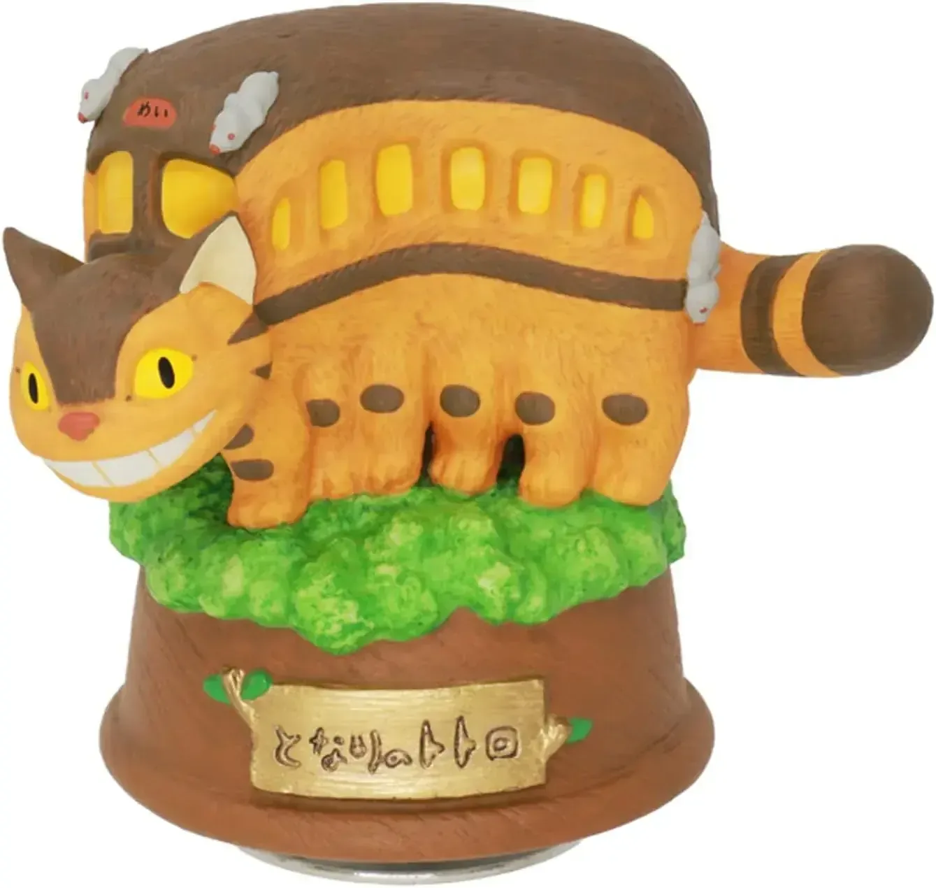 Sekiguchi Studio Ghibli Totoro Cat Bus Porcelain Music Box Figure