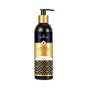 Sensuva Natural Water-Based Personal Lubricant Exotic Coconut 8 oz.