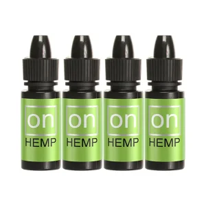 Sensuva ON Hemp Arousal Oil 4-Pack 5 ml Large Boxes