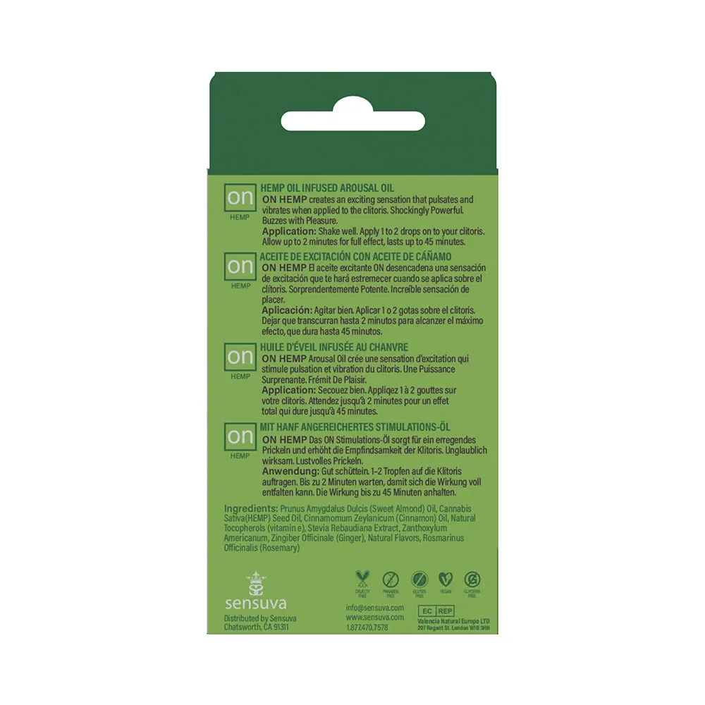 Sensuva ON Hemp-Infused Arousal Oil 5 ml - Image 2