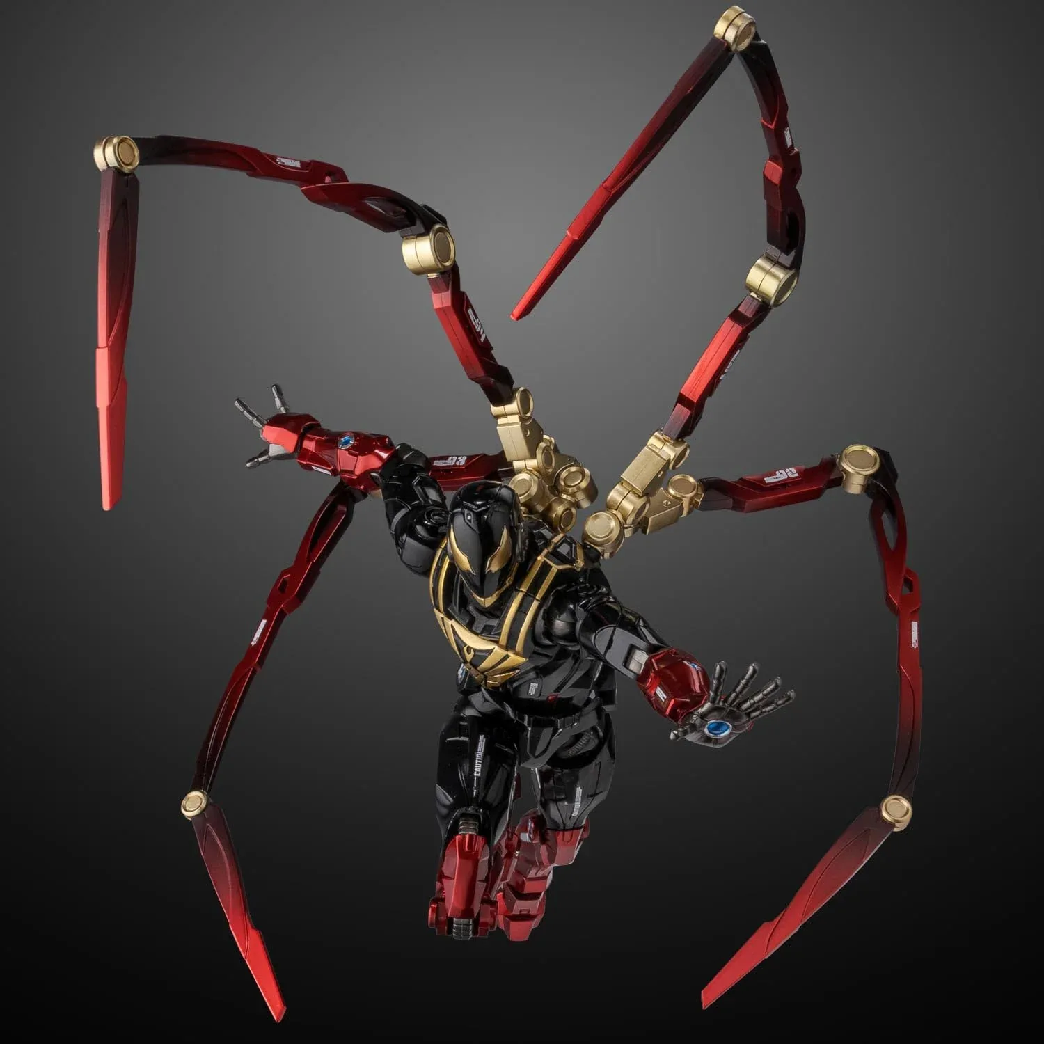 Sentinel Fighting Armor Miles Morales Iron Spider 165mm Die-Cast Movable Figure