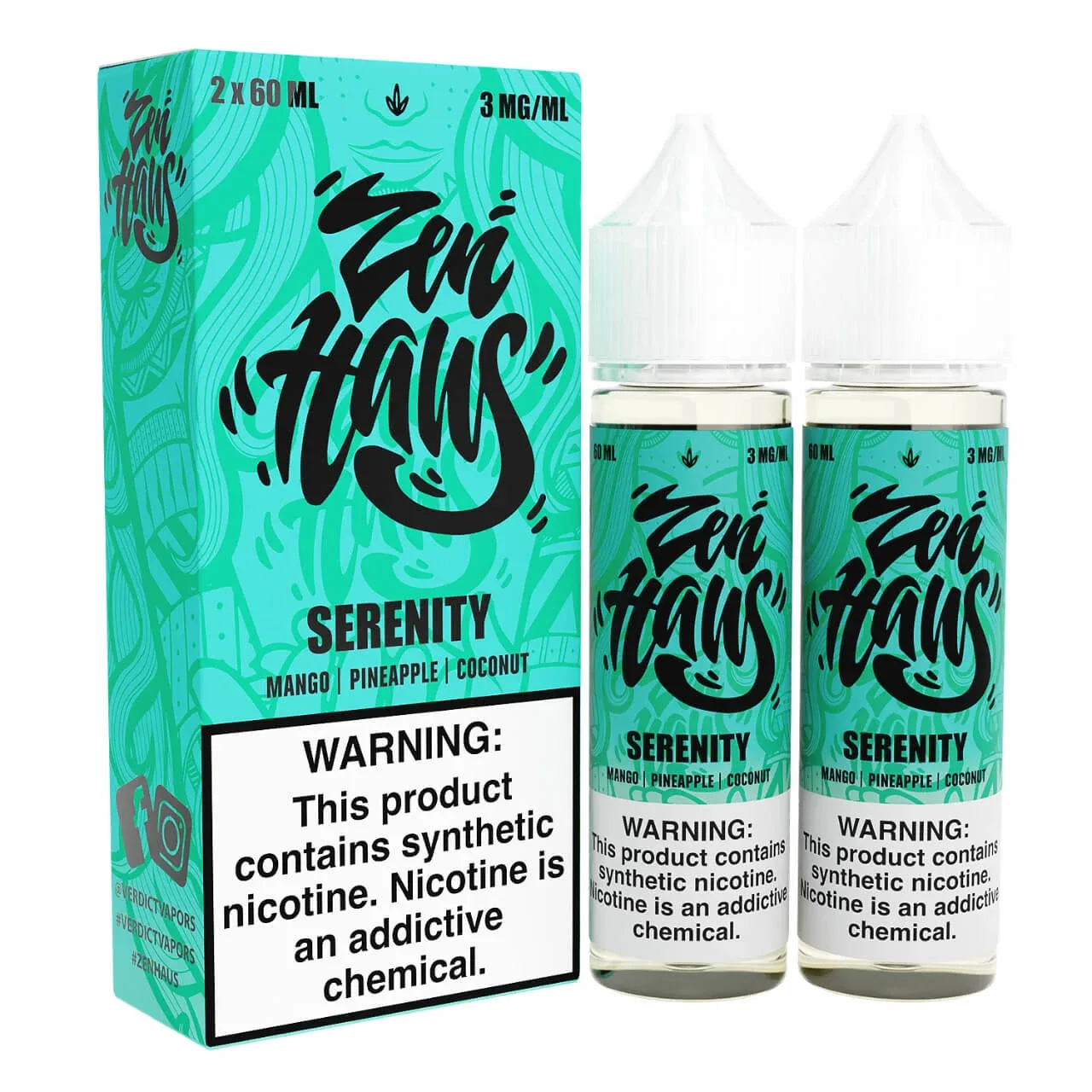 Serenity 120ml E-Juice | Zen Haus