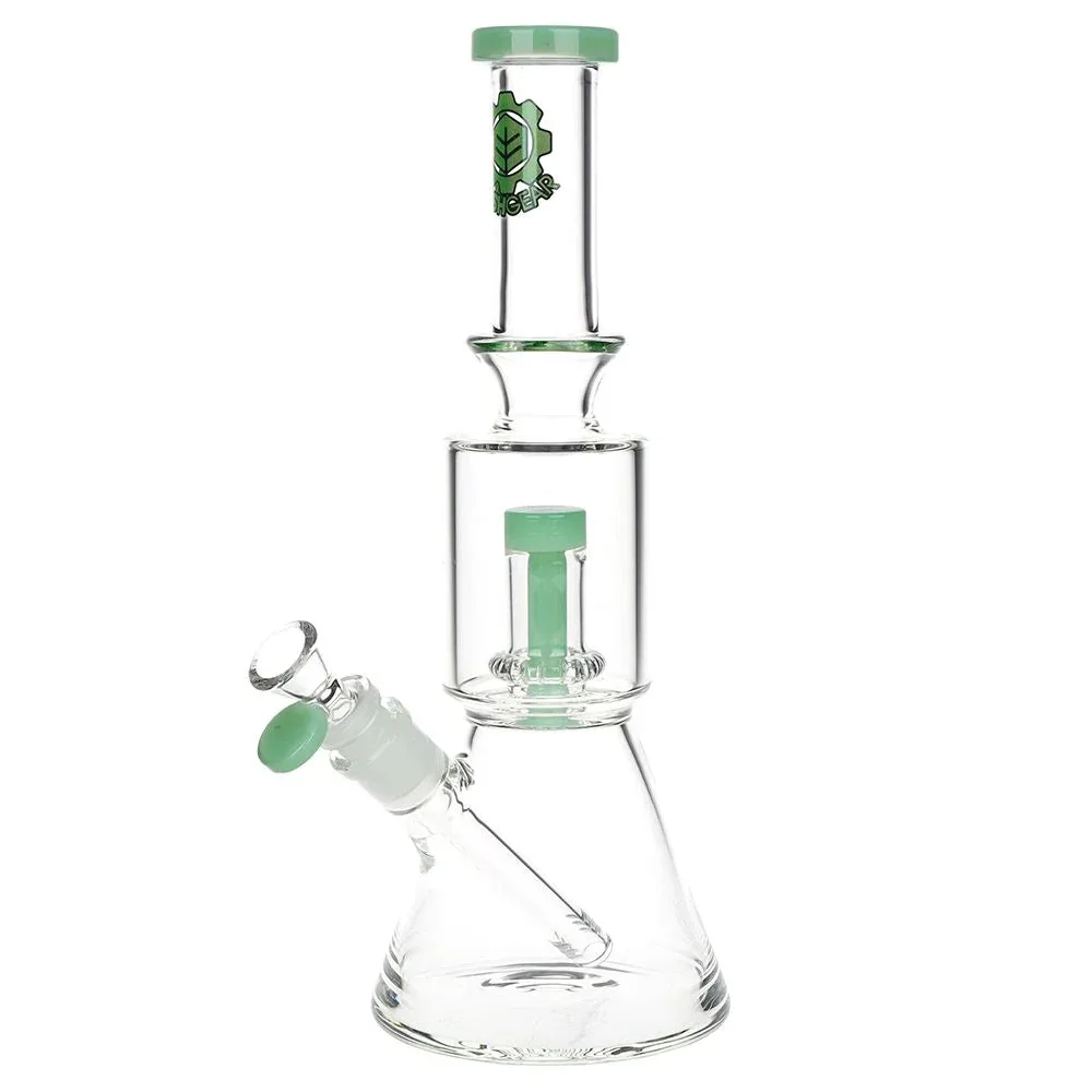 SeshGear 2-Step Glass Beaker Water Pipe - 11.75" / 14mm F / Colors Vary - Image 2