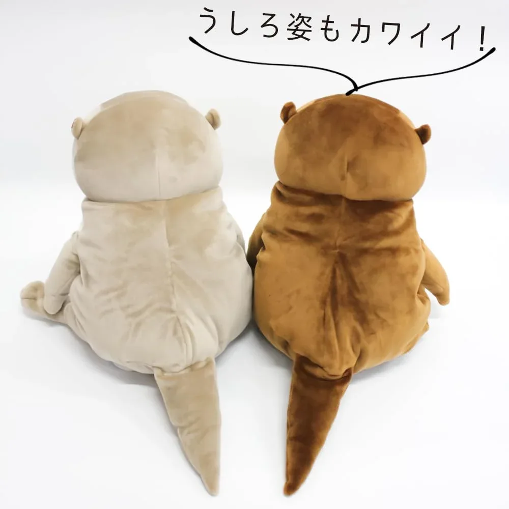 Shinada Global Mochi Otter Gray (L) 22x22x30cm MOKW-0350G - Image 2