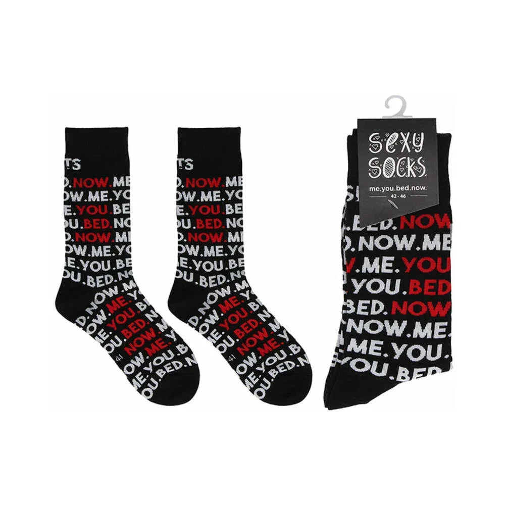 Shots Sexy Socks Me.You.Bed.Now. M/L - Image 2