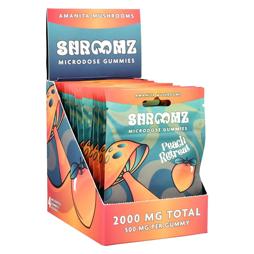 Shroomz Amanita Muscaria Psychedelic Gummy | 2000mg | 4pc | 12pc Display - Image 2
