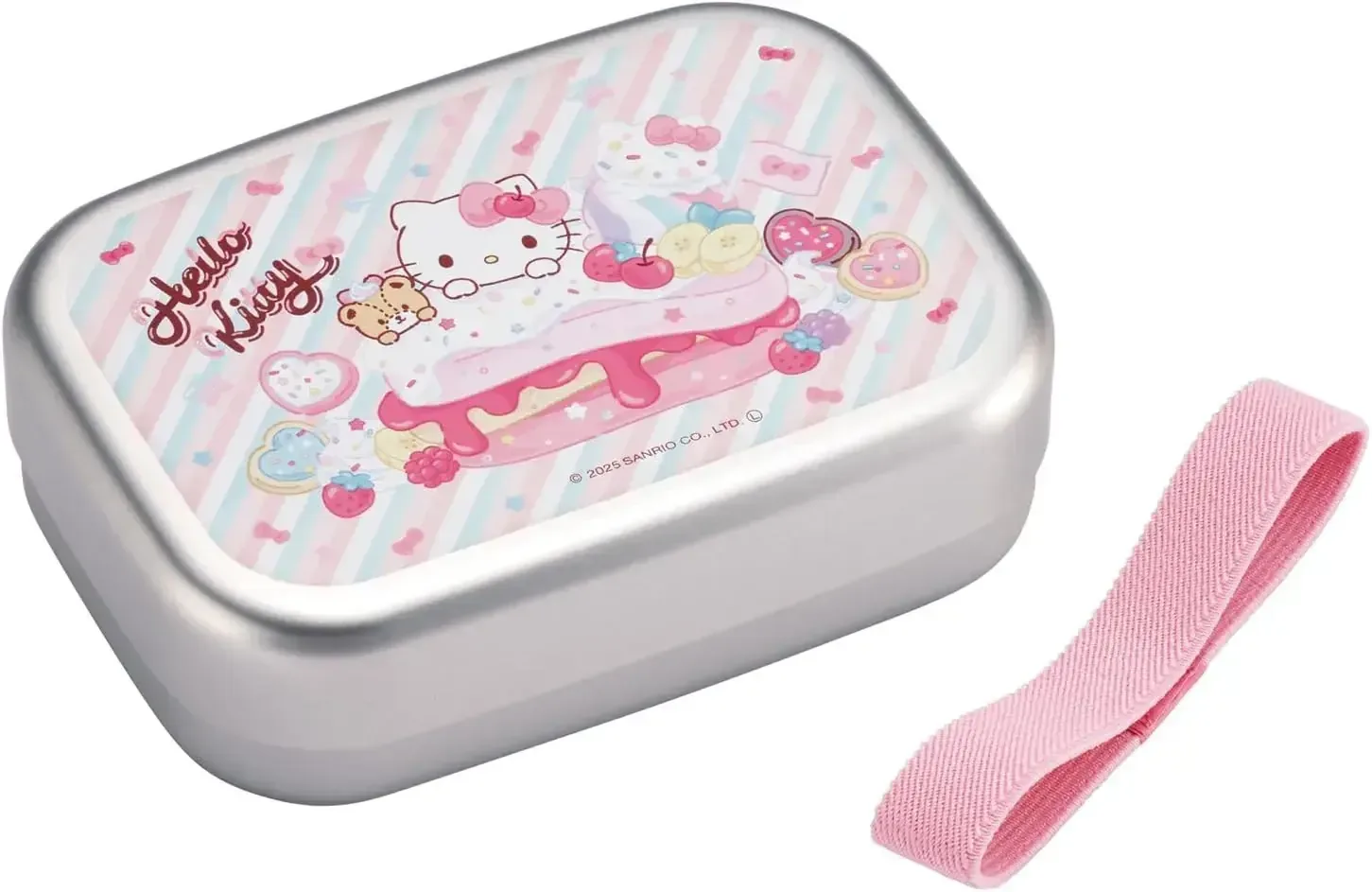 Skater Hello Kitty Kids Thermal Aluminum Lunch Box 370ml