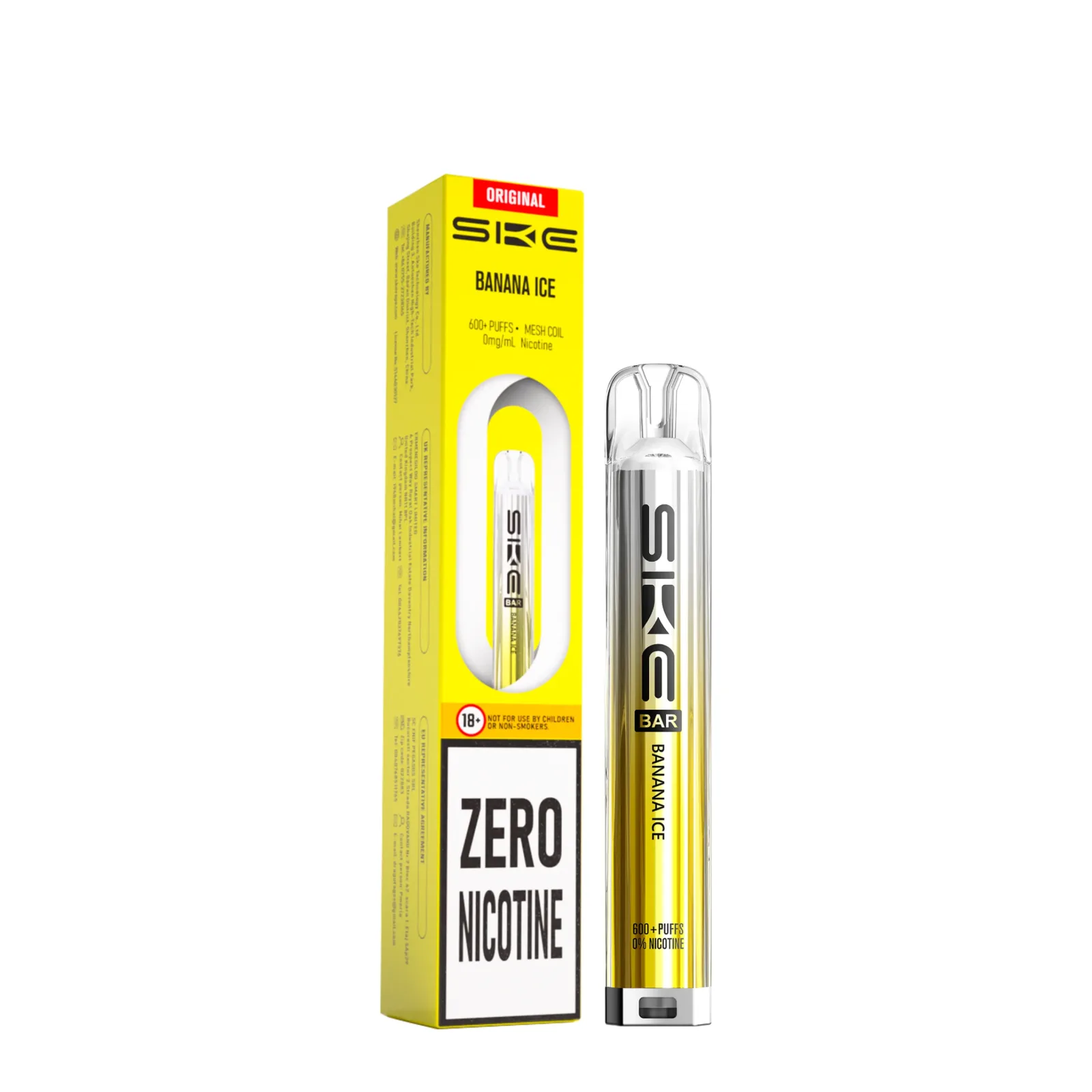 SKE Crystal Bar 600 0mg (0%) Prefilled Vape Kit – Nicotine Free - Image 2