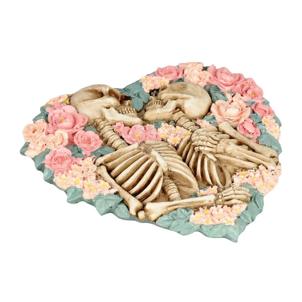 Skeletons Embrace Incense Burner - 5.25" x 5.5" - Image 2