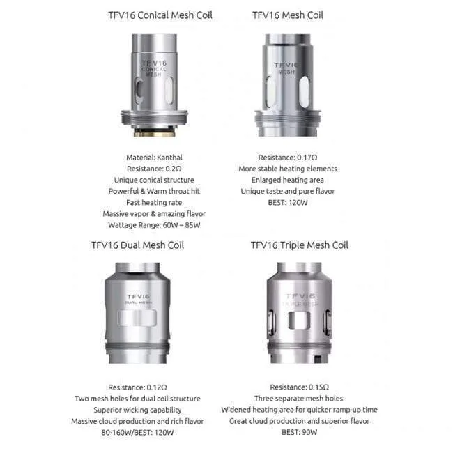 SMOK TFV16 Replacement Coils - Image 2
