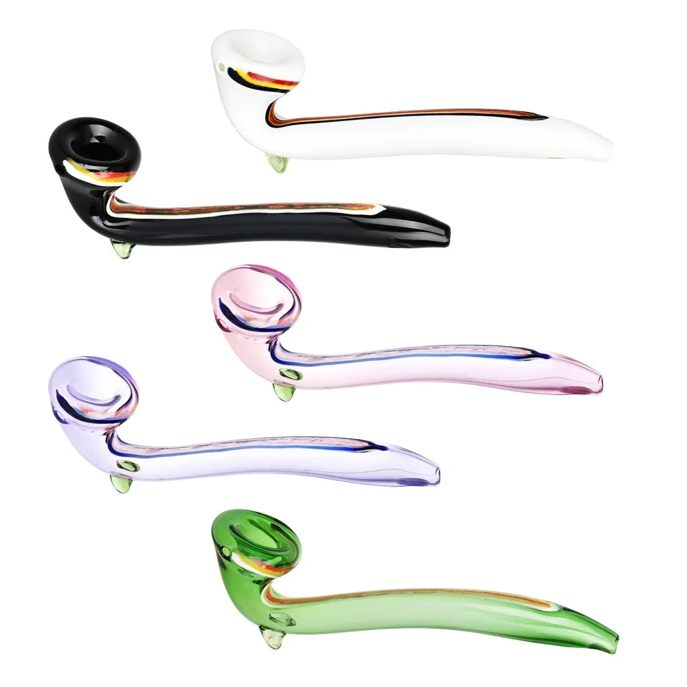 Smoking Sorcerer's Glass Hand Pipe | Colors Vary - Image 2