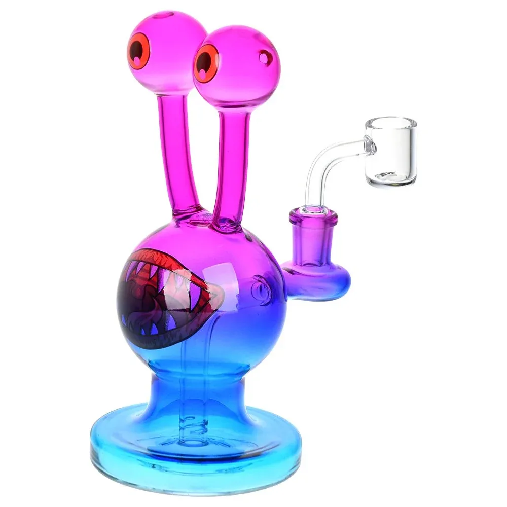 Snail Beastie Glass Dab Rig - 7.25" / 14mm F - Image 2