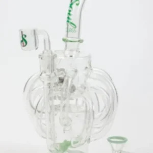Soul Glass Recycler 10″ Bong / Dab Rig with 4mm Quartz Banger