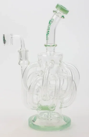 Soul Glass Recycler 10″ Bong / Dab Rig with 4mm Quartz Banger - Image 2