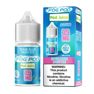 Sour Blue Dust Ice Salt 30ml E-Juice | Fog Pod X Pod Juice