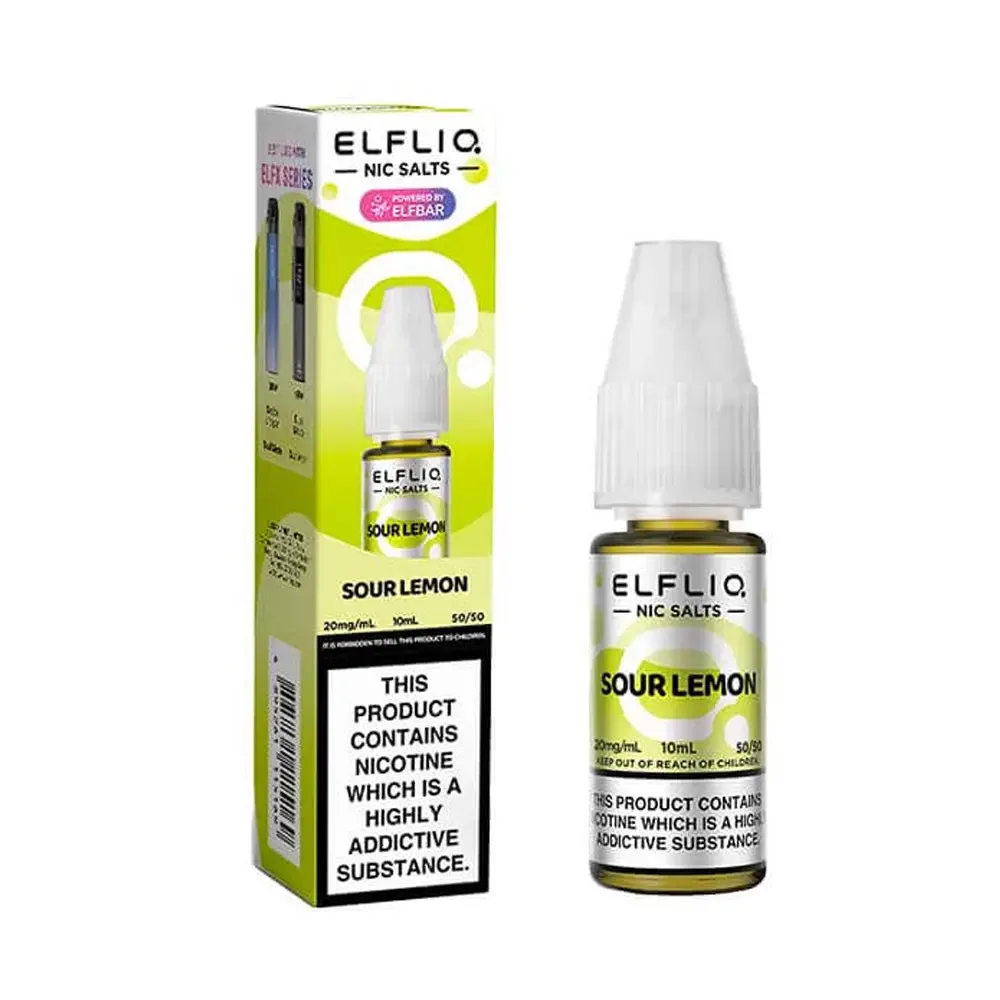 Sour Lemon Nic salt E-liquid by Elf Bar Elfliq