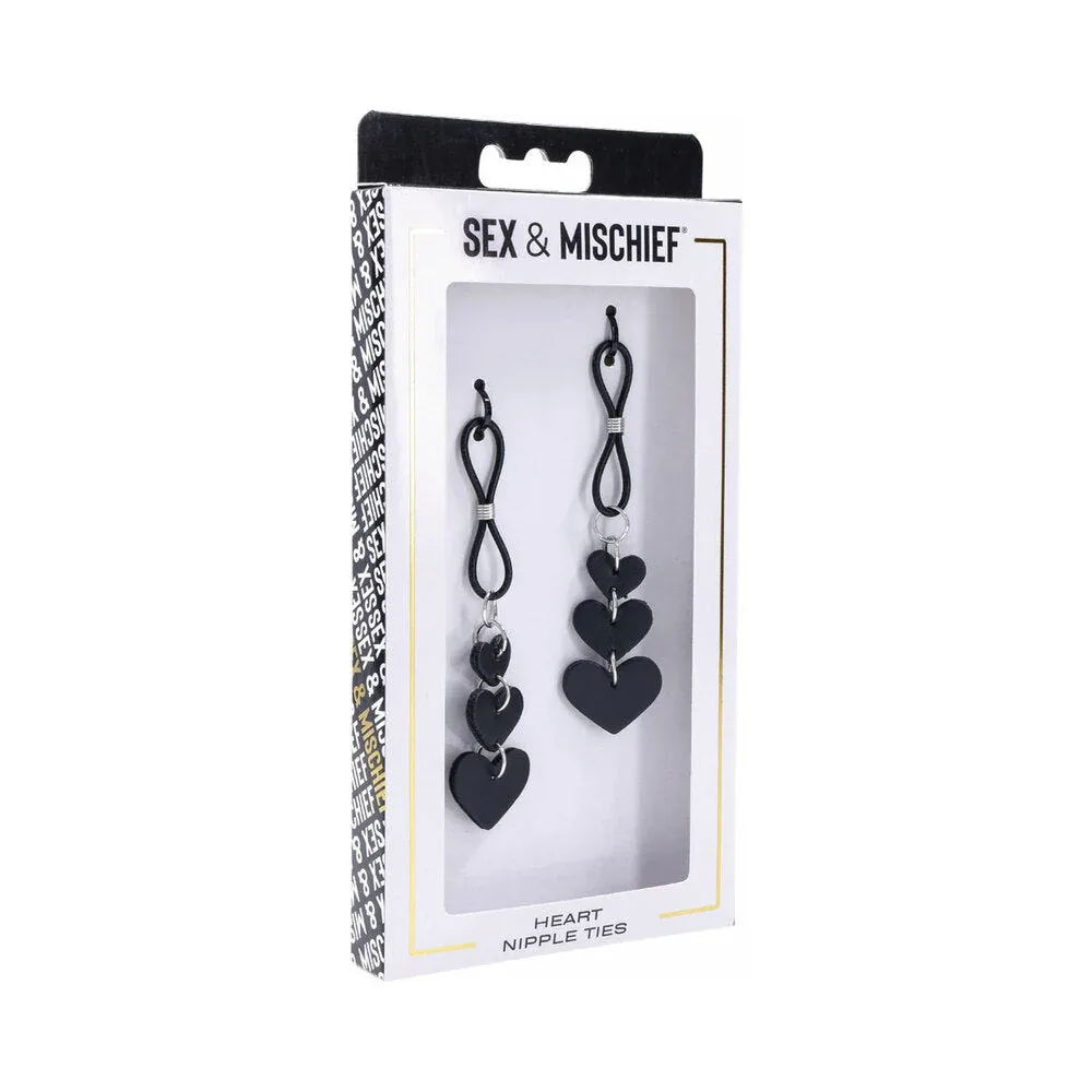 Sportsheets Sex & Mischief Heart Nipple Ties - Image 2