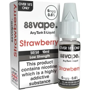 Strawberry 88Vape Any Tank e-liquid 10ml