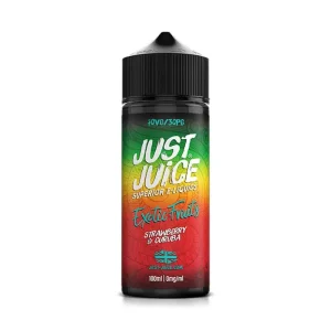 Strawberry & Curuba 100ml E-Liquid Shortfill by Just Juice Exotic Fruits