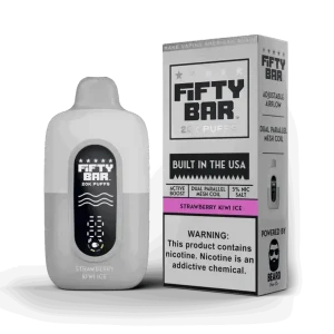 Strawberry Kiwi Ice - Fifty Bar 20K Disposable Vape