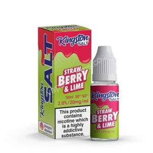 Strawberry & Lime Nic Salt E-Liquid by Kingston Salt