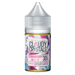 Strawberry Milk Salt Nic E-Juice by Cloudy Crystals E-Liquid