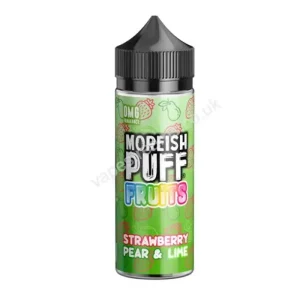 Strawberry Pear & Lime E-Liquid Shortfill by Moreish Puff Fruits