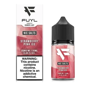 Strawberry Pina Ice Salts 30ml E-Juice | FUYL By Dinner Lady