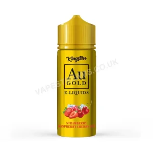 Strawberry Raspberry Cherry Ice E-Liquid Shortfill By Kingston Au Gold