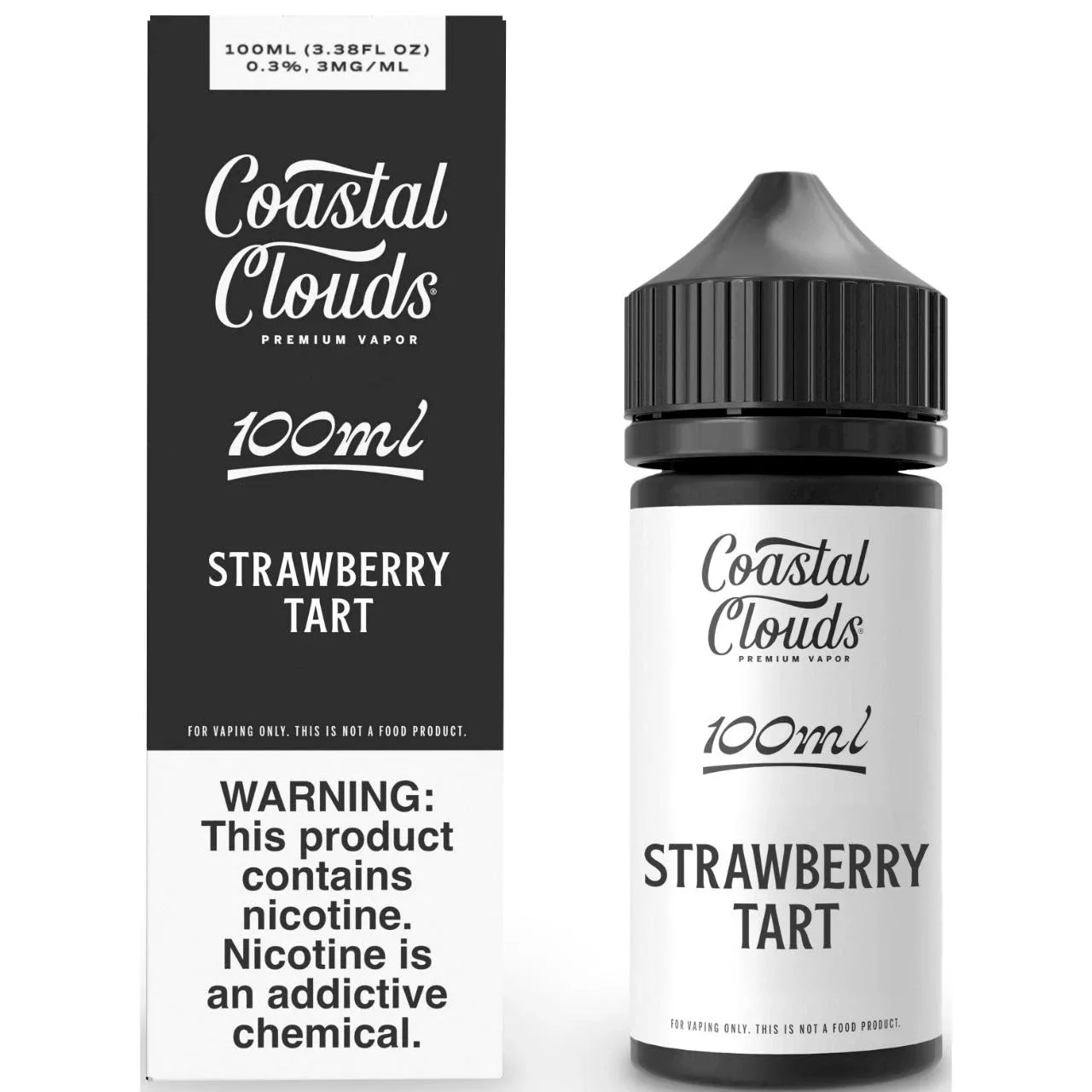 Strawberry Tart 100ml E-Juice | Coastal Clouds