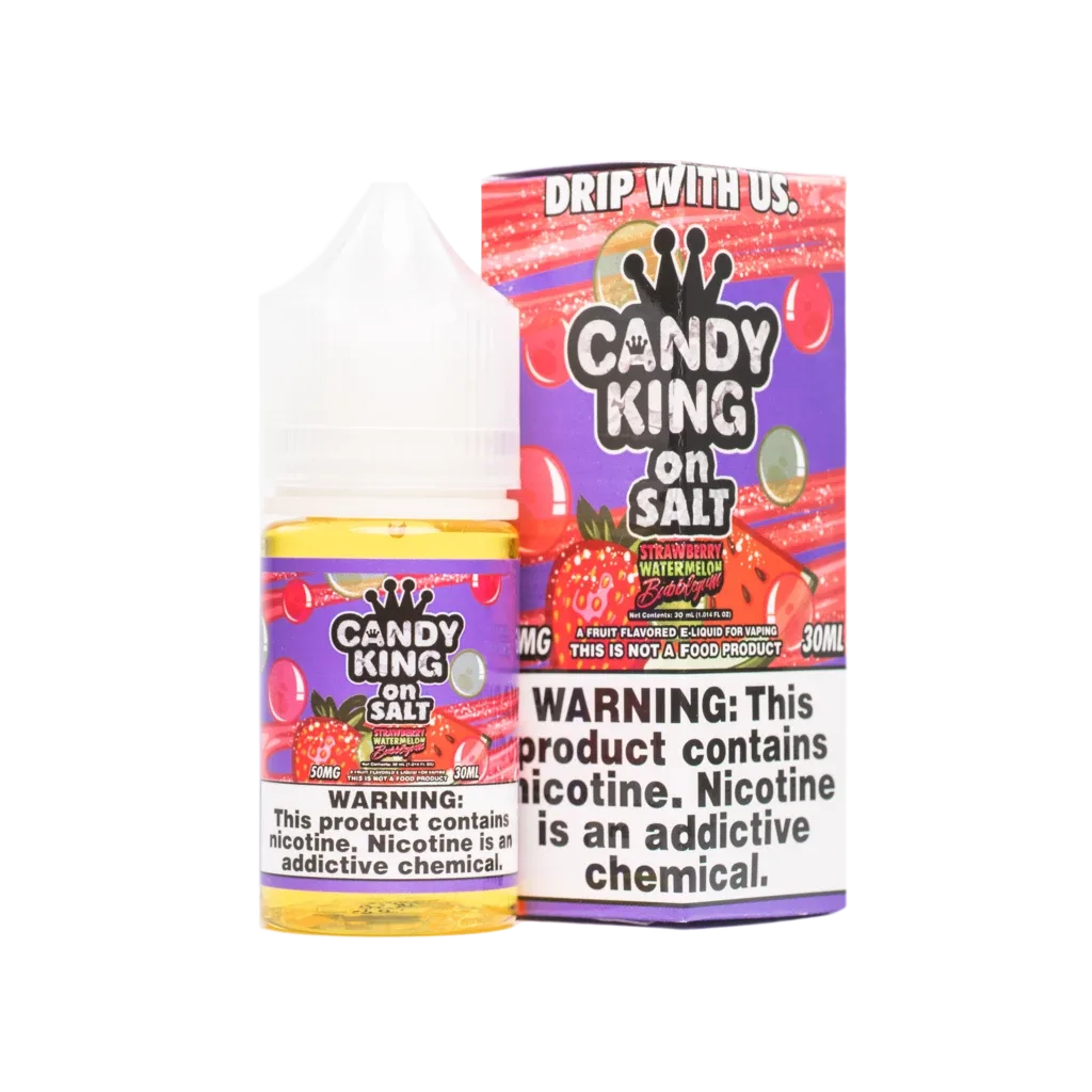Strawberry Watermelon Bubblegum Salt E-Liquid 30ml | Candy King