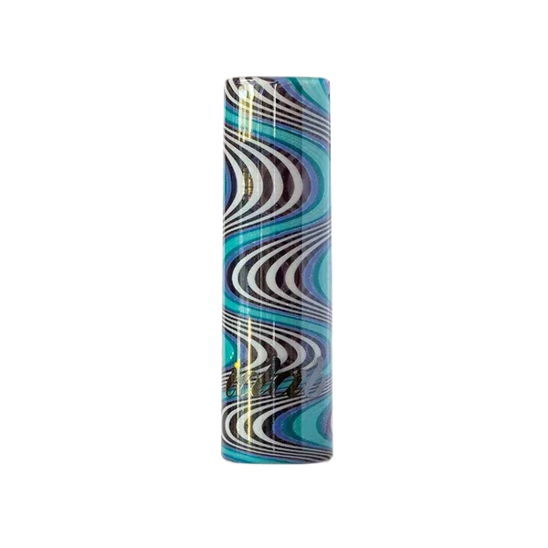 Stündenglass Glass Hookah Hose Tip (Blue + Black)