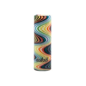 Stündenglass IDab Glass Hookah Hose Tip (Rainbow + Clear)