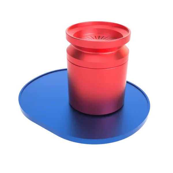 Stündenglass Infusion Chamber Assembly - Blue and Red - Image 2