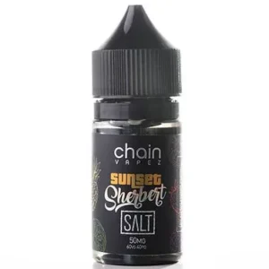 Sunset Sherbert eJuice by Chain Vapez Vapor E-Liquid