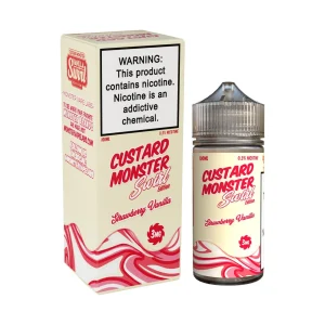 Swirl Edition Strawberry Vanilla 100ml E-Juice | Custard Monster